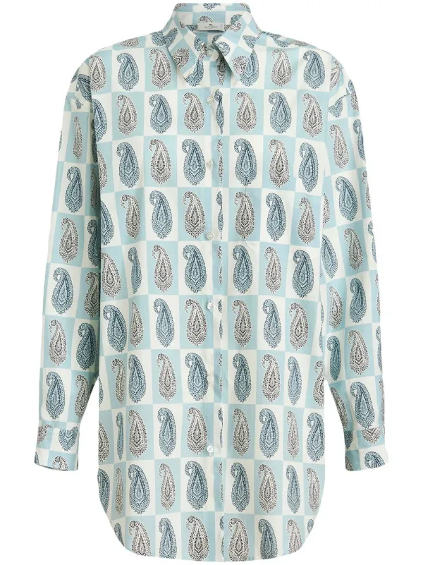 エトロ、コットンペイズリーシャツ ETRO/エトロ_Men通販 | ペイズリープリント コットン シャツ