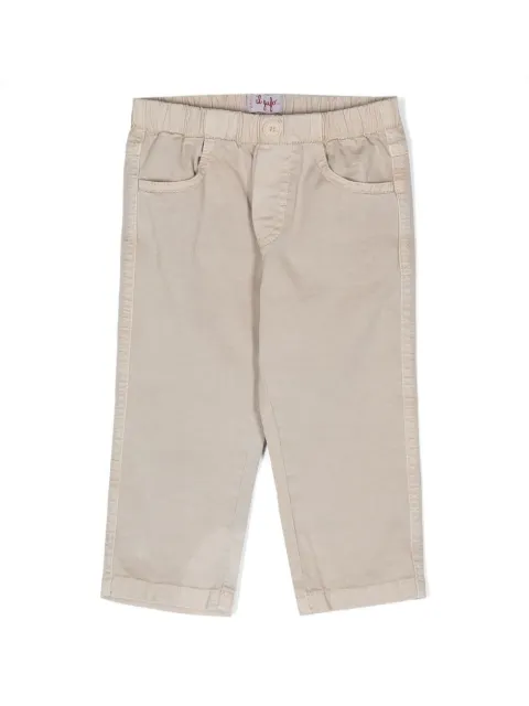 Il Gufo slim elasticated-waistband trousers