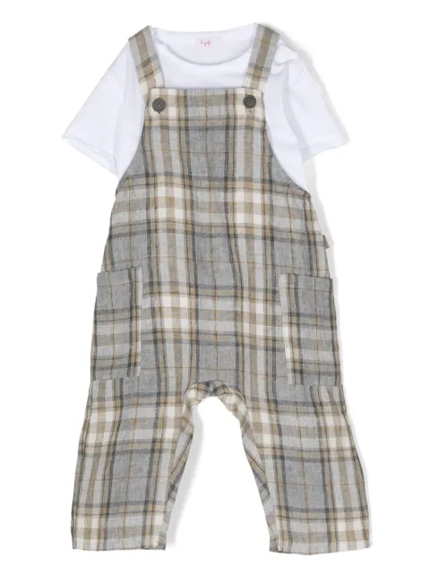 Il Gufo plaid-check print two-piece set