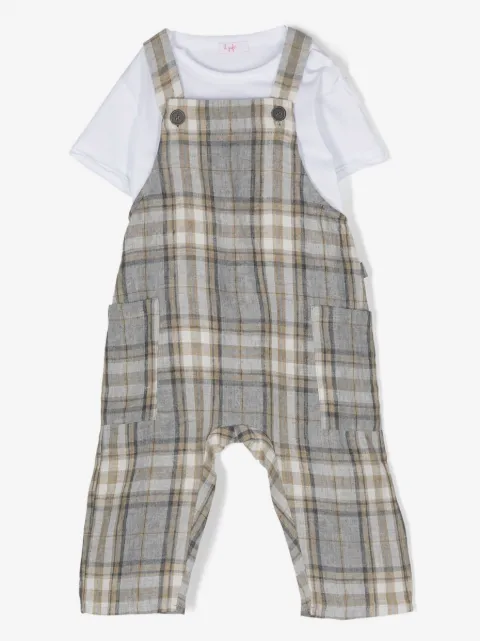 Il Gufo plaid-check print two-piece set