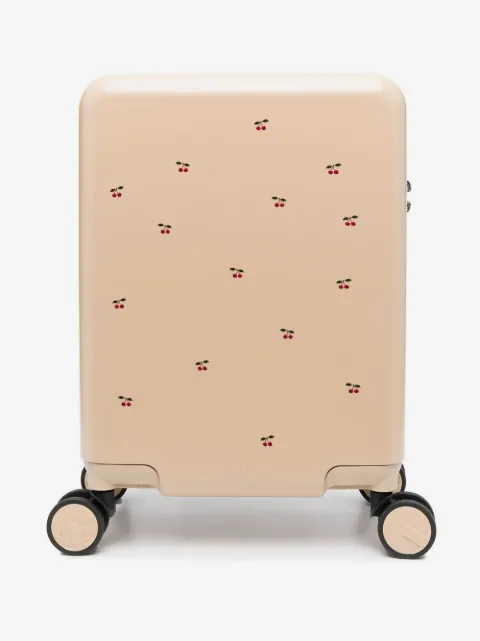 Konges Sløjd cherry-print suitcase