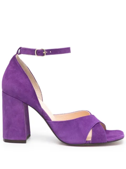 Tila March Gabrielle suede buckled sandals
