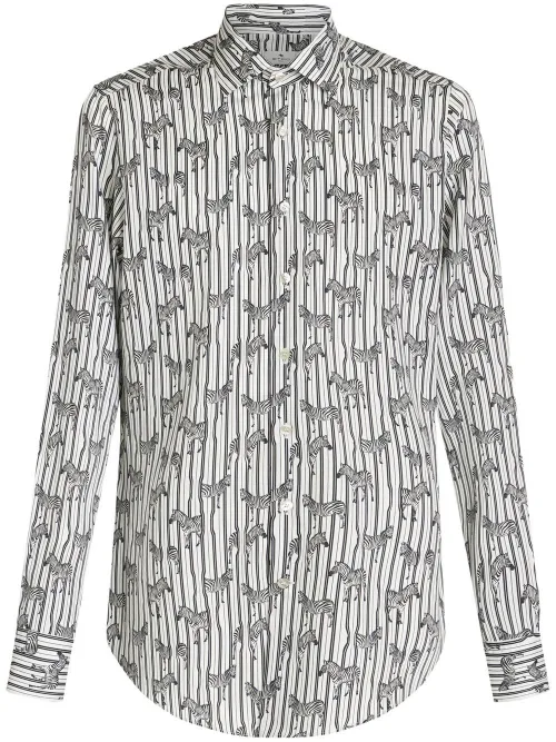 Chemise à imprimé grapihque - ETRO - Modalova