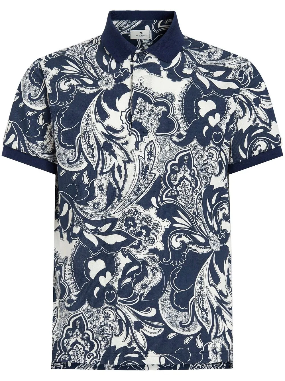 

ETRO all-over paisley-print polo shirt - Blue