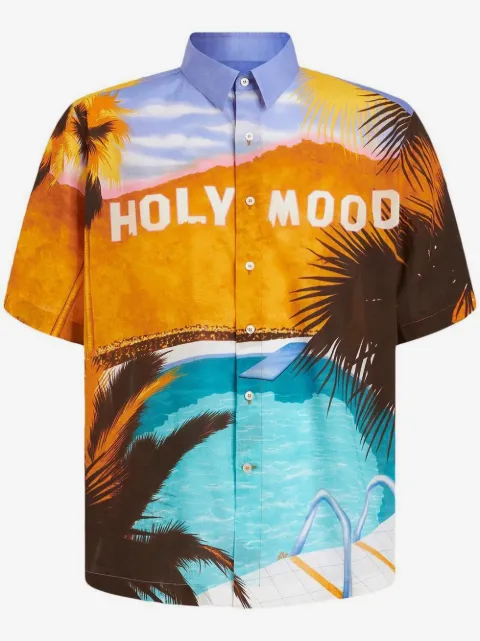ETRO graphic-print short-sleeve shirt