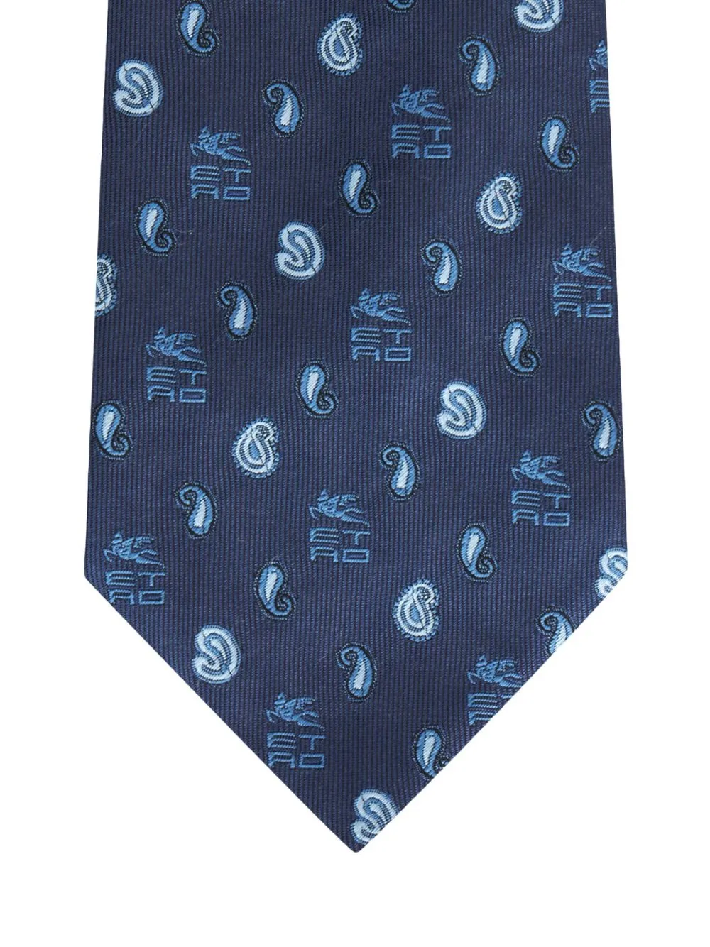 ETRO Stropdas met paisley-print - Blauw