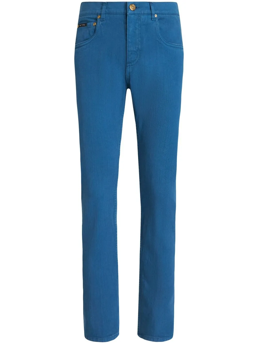 

ETRO jeans rectos bordados - Azul