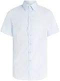 ETRO button-down poplin shirt - Blue