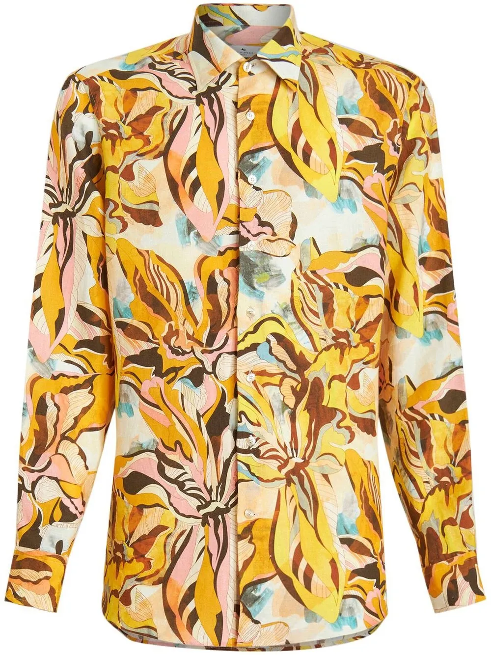 ETRO graphic-print Cotton Shirt - Farfetch