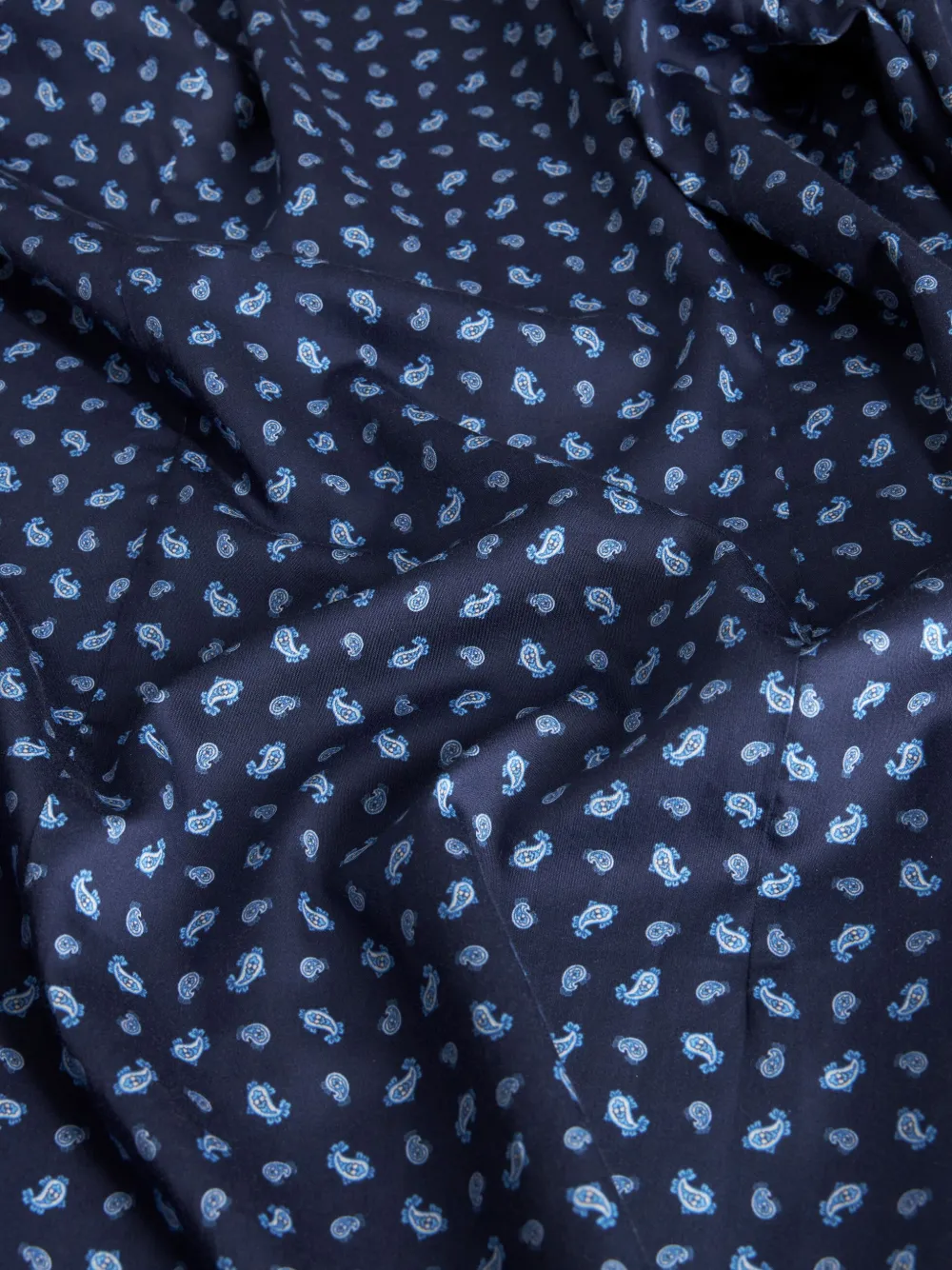  Etro Hemd Mit Grafischem Print   Blau 