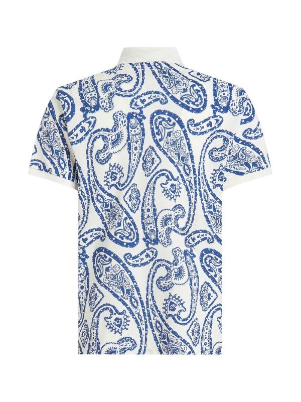 Etro Paisley Bandana Print Short-sleeved Shirt In Blue
