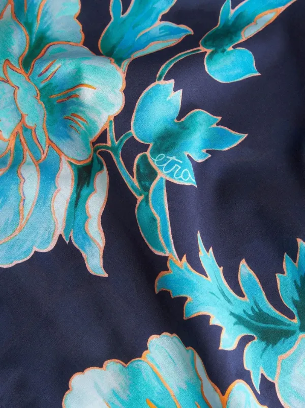 ETRO フローラル ペイズリー シャツワンピース ライトブルー 三越伊勢丹 | ETRO/エトロ_Women通販 | ワンピース | レディース