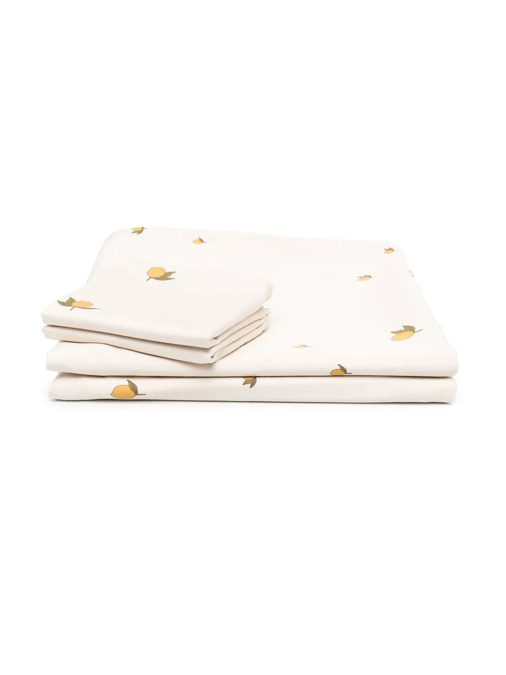 

Konges Sløjd lemon-print cotton bed set - Neutrals