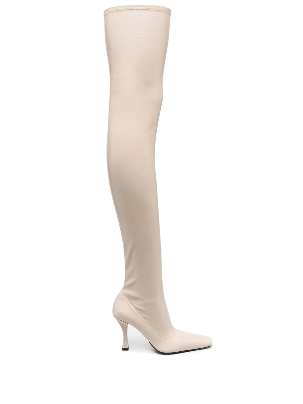 

Proenza Schouler thigh-high calf leather boots - Neutrals
