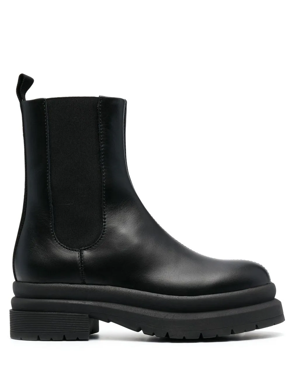 

JW Anderson chunky sole leather ankle boots - Black
