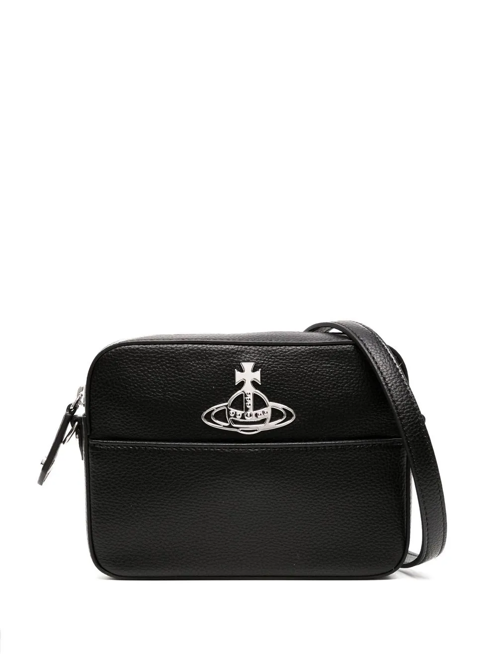 

Vivienne Westwood logo-plaque leather crossbody-bag - Black