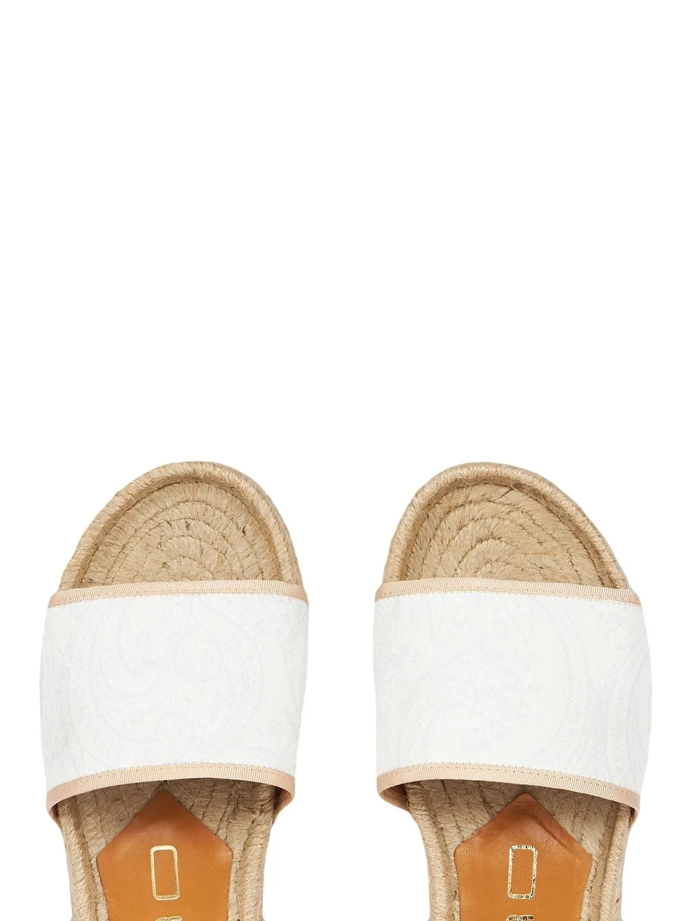 ETRO Slip-on sandalen - Wit