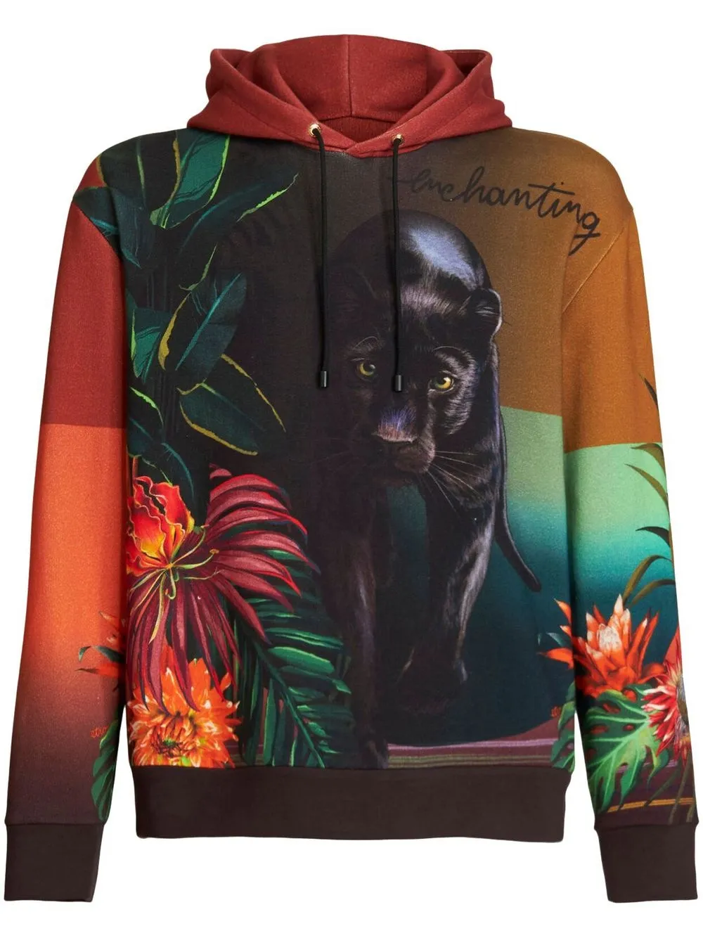 

ETRO floral-print pullover hoodie - Red