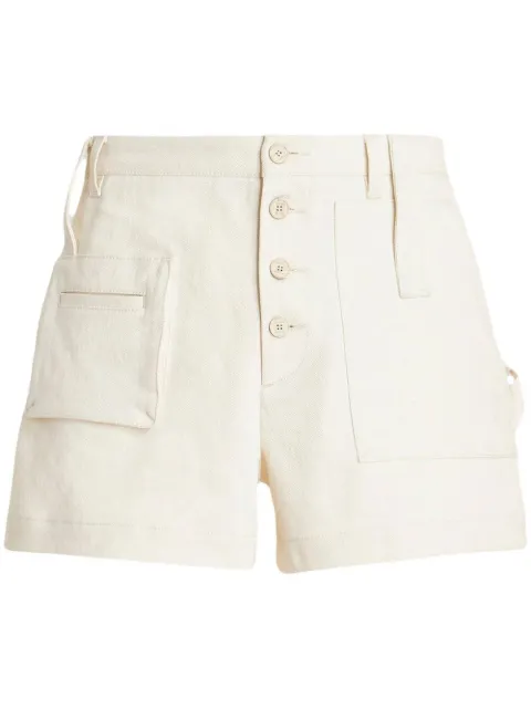 ETRO - button-up chino shorts