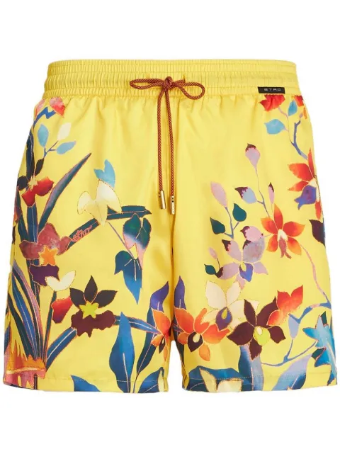 ETRO - floral-print swim shorts