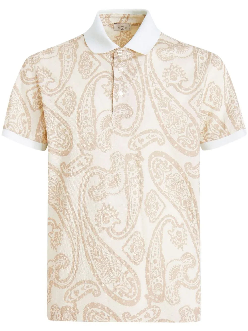 

ETRO paisley-print polo shirt - Neutrals