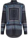 ETRO graphic-print cotton shirt - Black