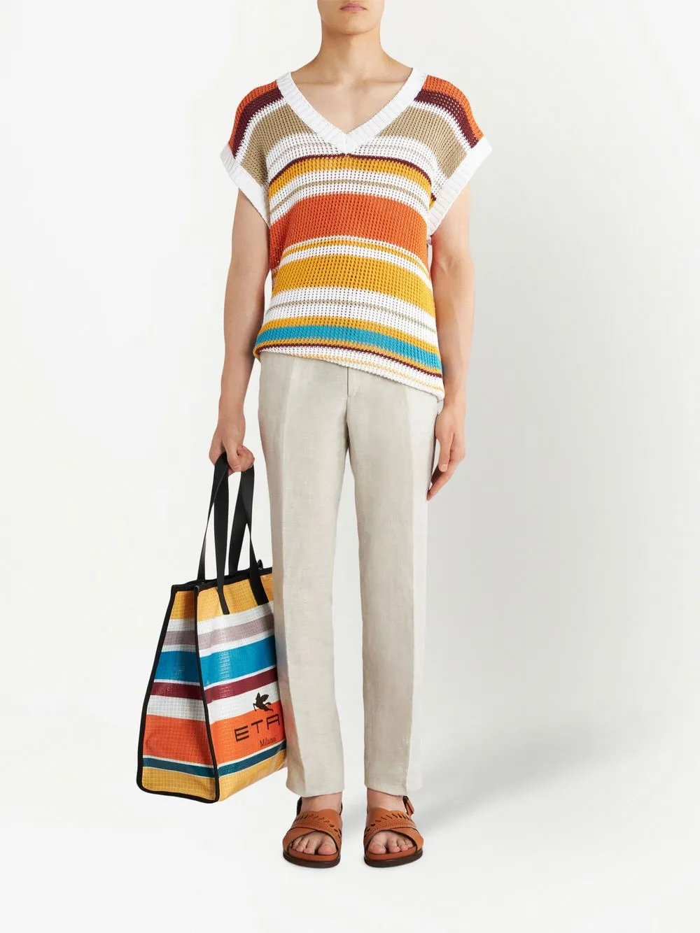 ETRO Straight broek - Beige