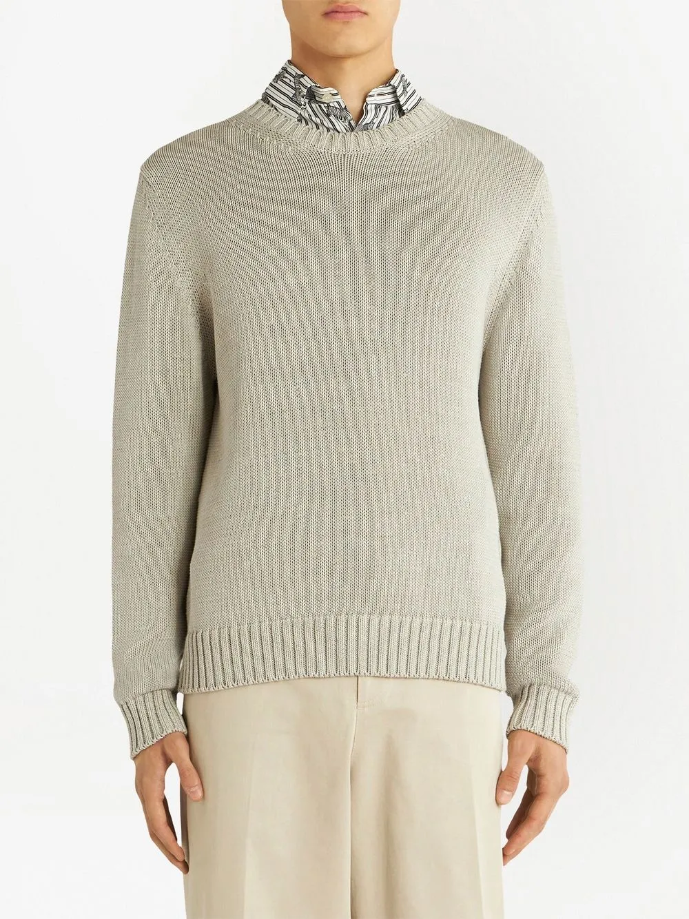 ETRO Trui met studs - Grijs