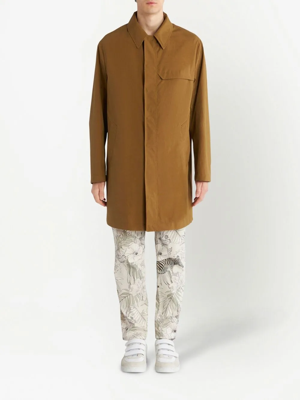 ETRO Trenchcoat met verborgen sluiting - Bruin
