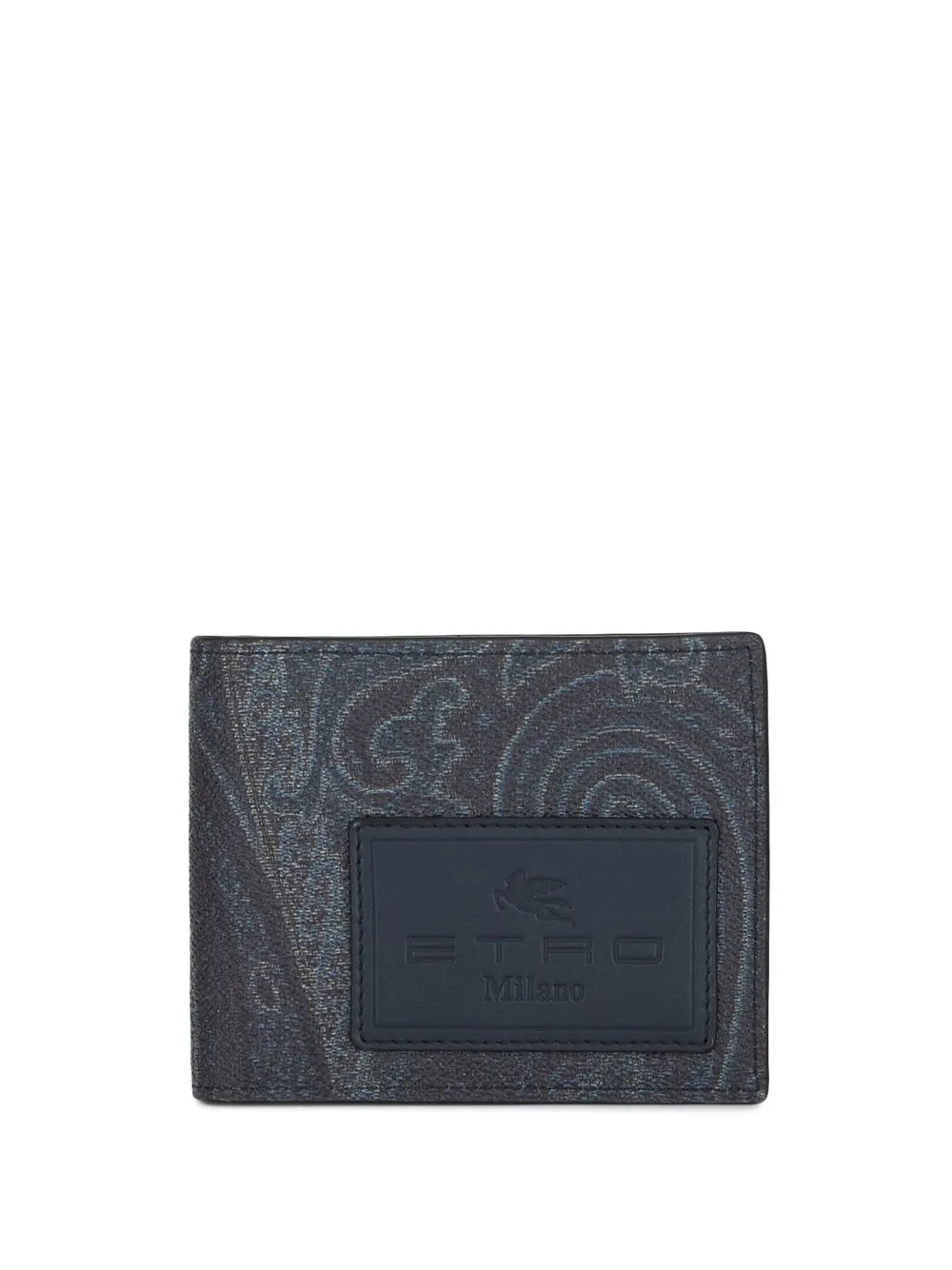 

ETRO paisley-print bi-fold wallet - Blue