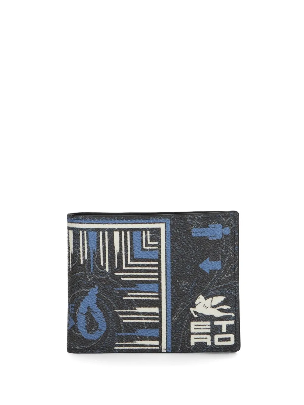 

ETRO cartera con logo estampado - Azul