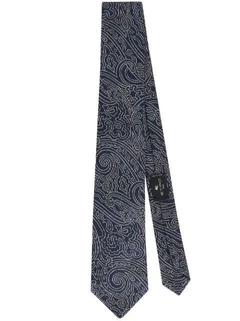 ETRO - paisley-print silk tie