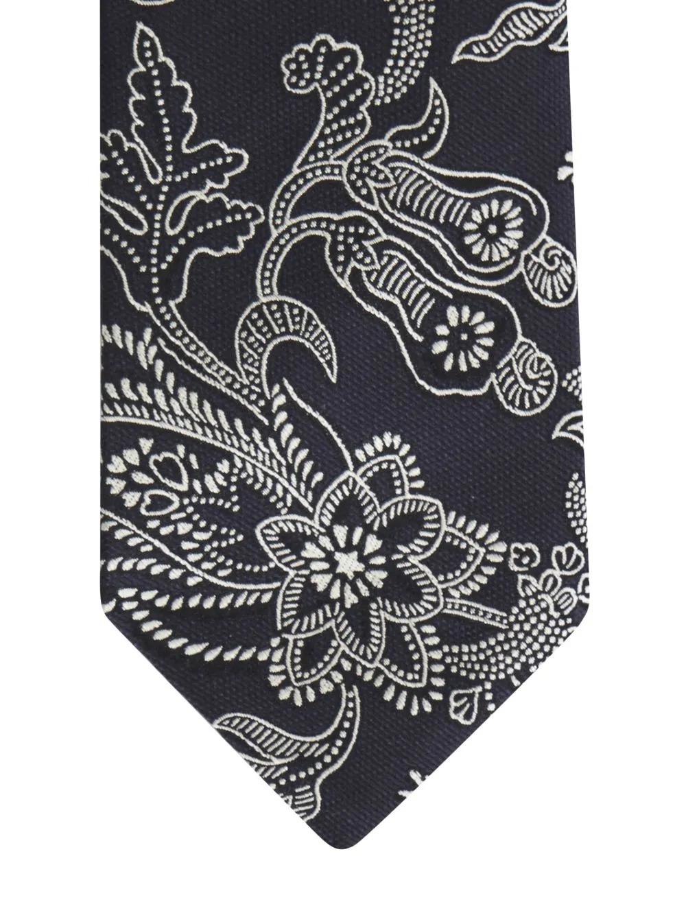 ETRO Stropdas met paisley-print - Zwart
