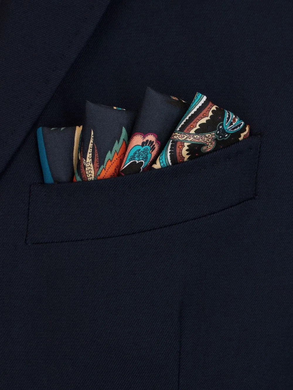ETRO Pochet met paisley-print - Groen