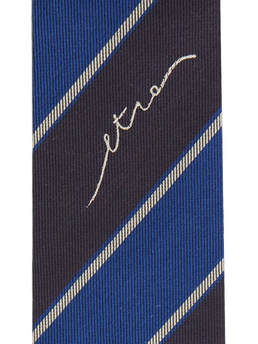 ETRO Gestreepte stropdas - Blauw