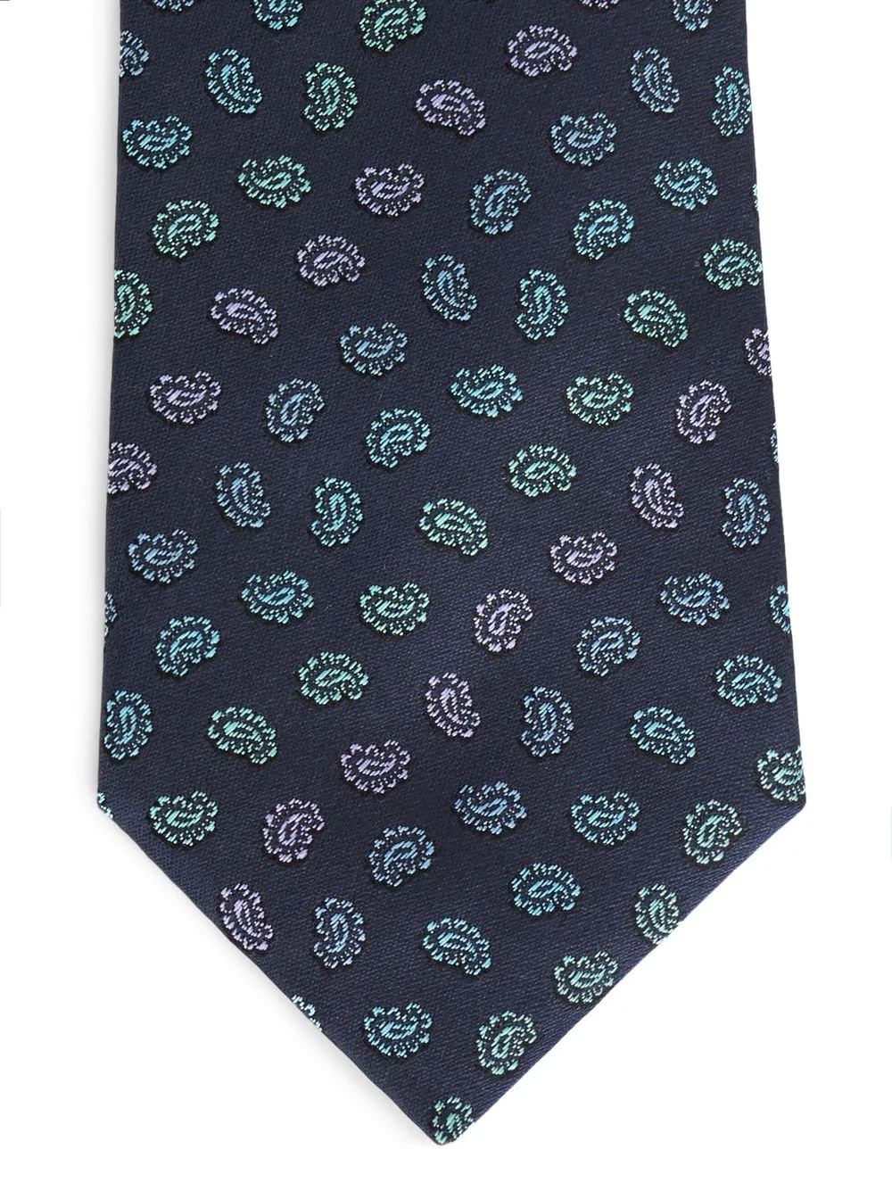 ETRO Stropdas met paisley-print - Blauw