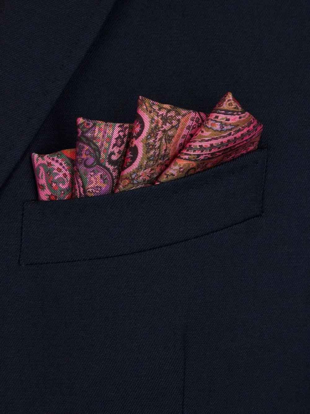ETRO Pochet met paisley-print - Roze