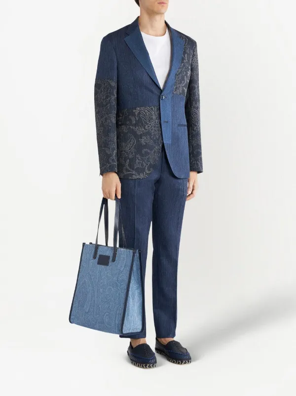 ETRO paisley print Tote Bag Farfetch