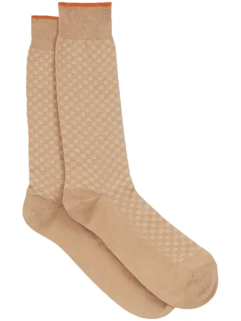 ETRO - check-pattern knit socks