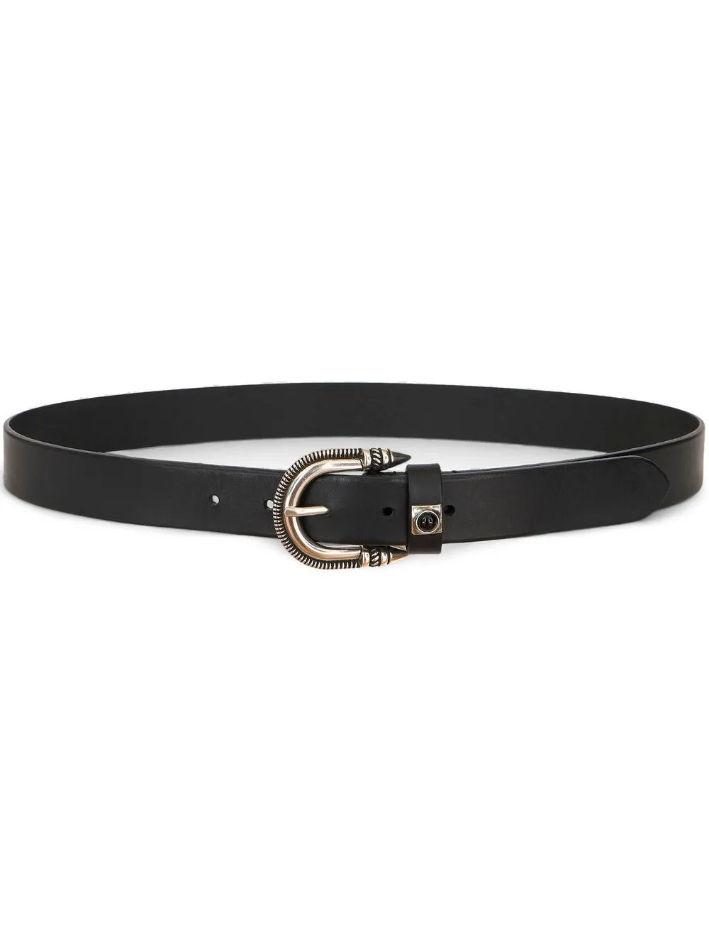 

ETRO engraved-buckle leather belt - Black