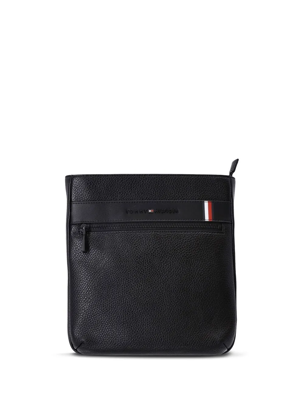 

Tommy Hilfiger single-strap leather crossover bag - Black