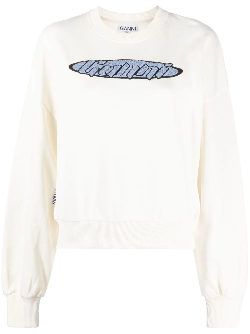 

GANNI Artwork sweatshirt - White