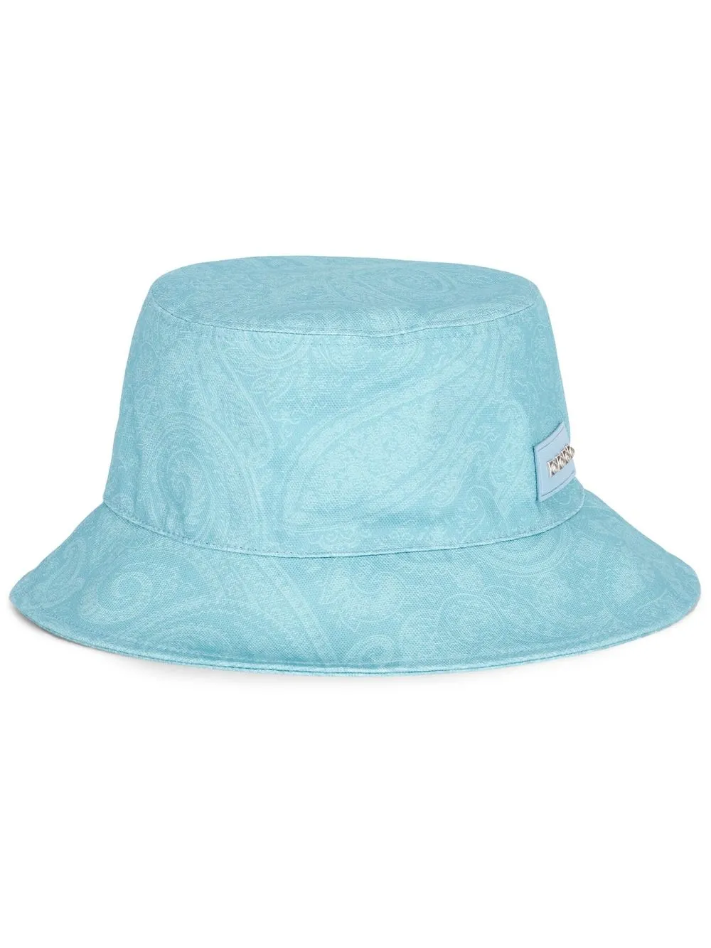 Etro Cotton Bucket Hat In Azzurro