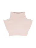 Barrie roll neck cashmere collar - Pink