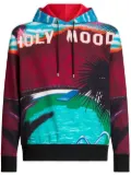 ETRO graphic-print pullover hoodie - Red
