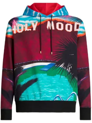 ETRO graphic print Pullover Hoodie Farfetch