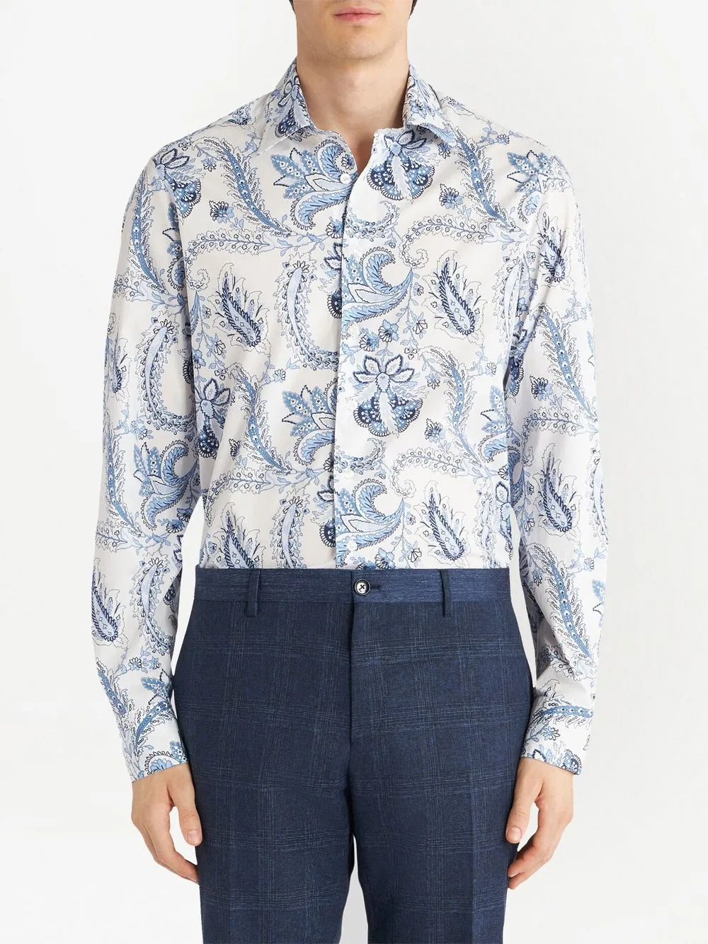 ETRO Overhemd met paisley-print - Wit