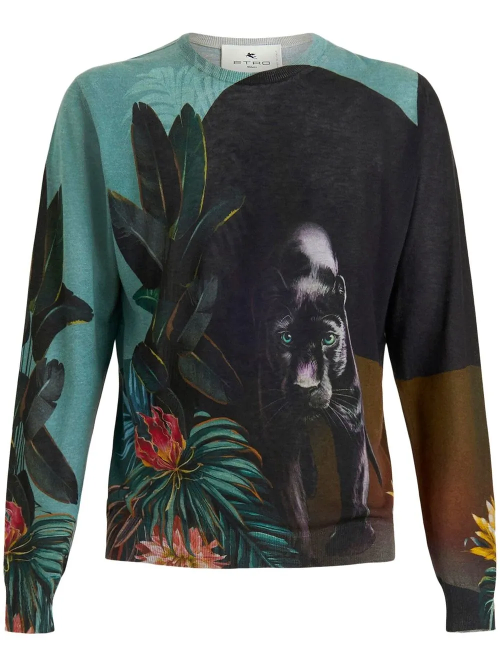

ETRO graphic-print jumper - Black