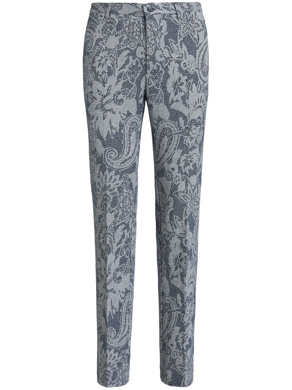 

ETRO all-over floral-print trousers - Grey