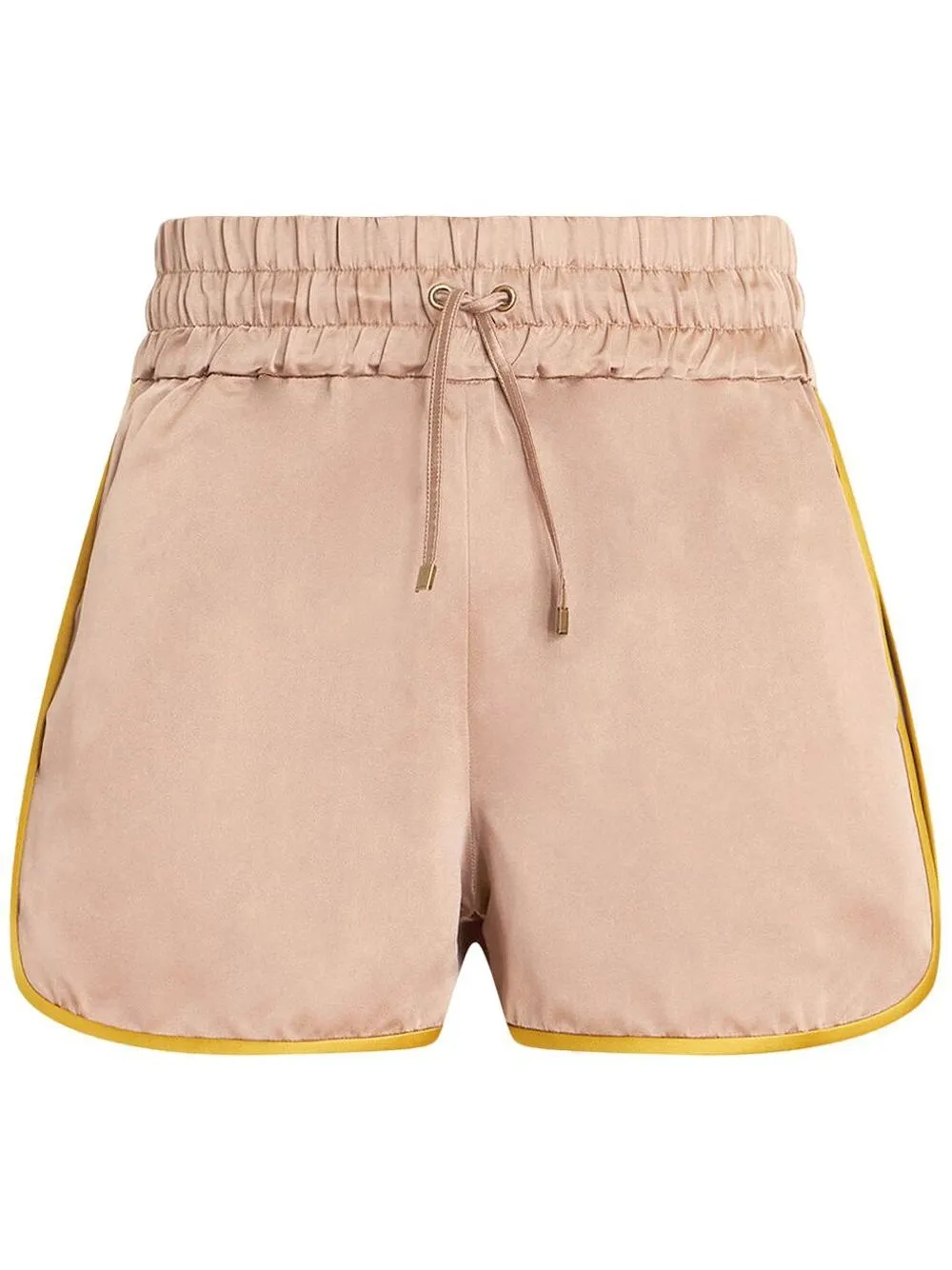 

ETRO drawstring-waist silk shorts - Brown